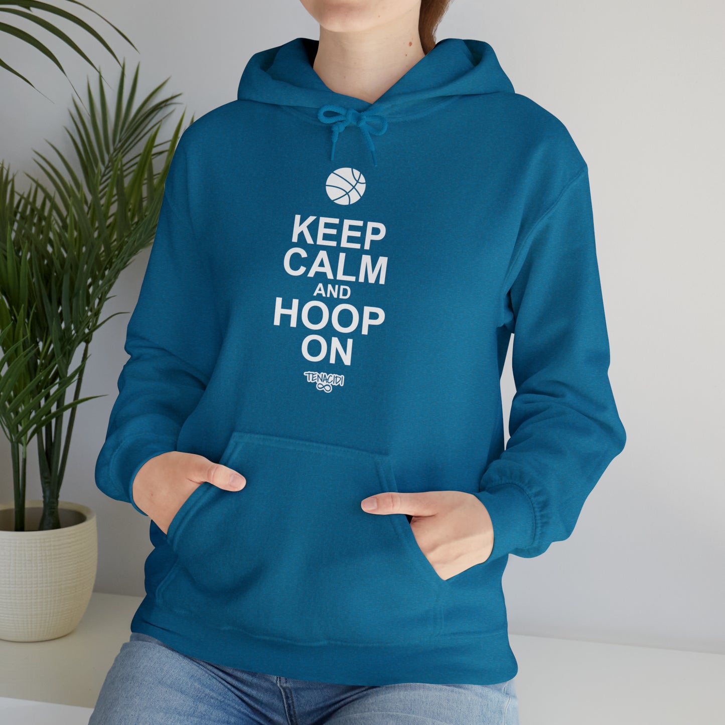 Hoodie - Keep calm and hoop on
