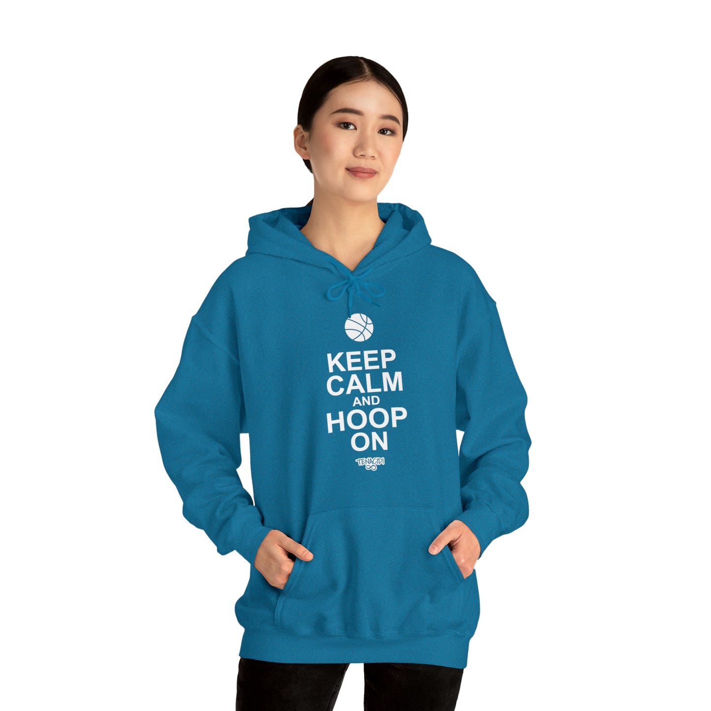 Hoodie - Keep calm and hoop on