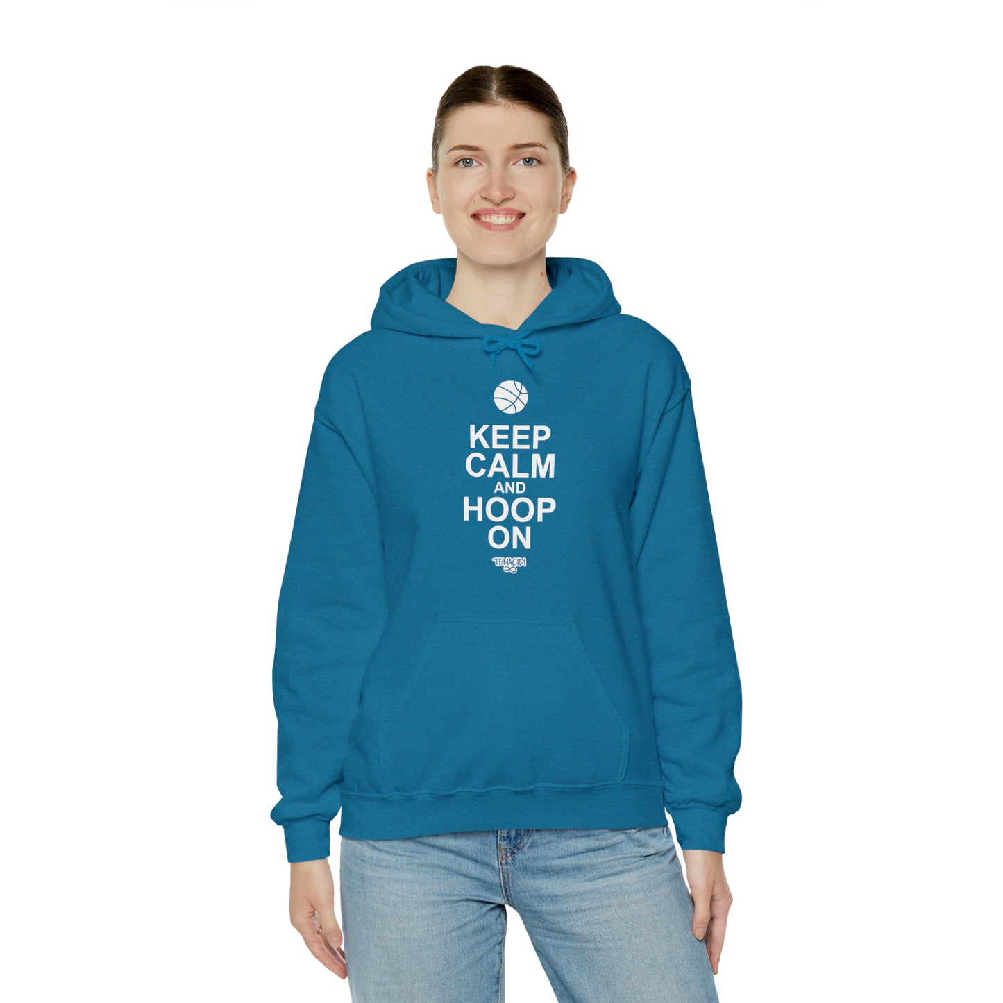 Hoodie - Keep calm and hoop on