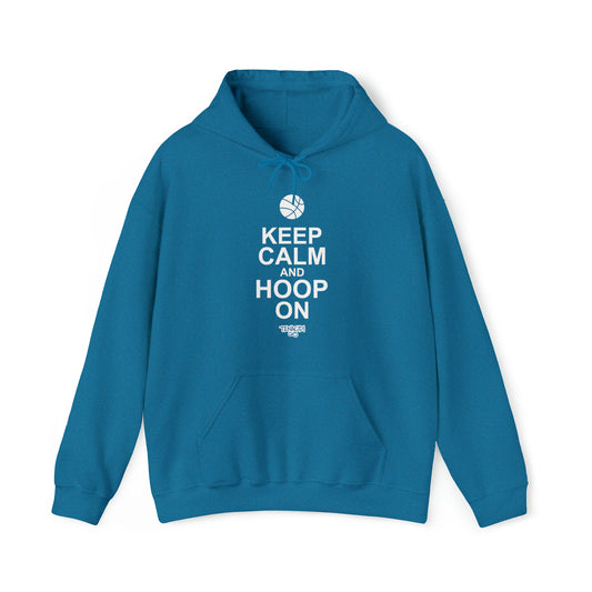Hoodie - Keep calm and hoop on