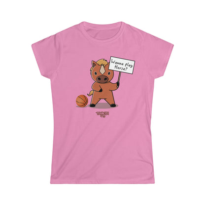 Ladies Tee - Wanna Play Horse?