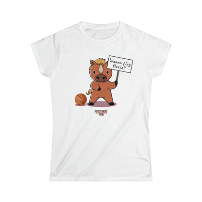Ladies Tee - Wanna Play Horse?