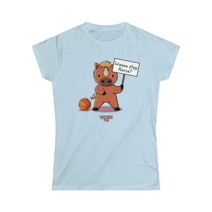 Ladies Tee - Wanna Play Horse?