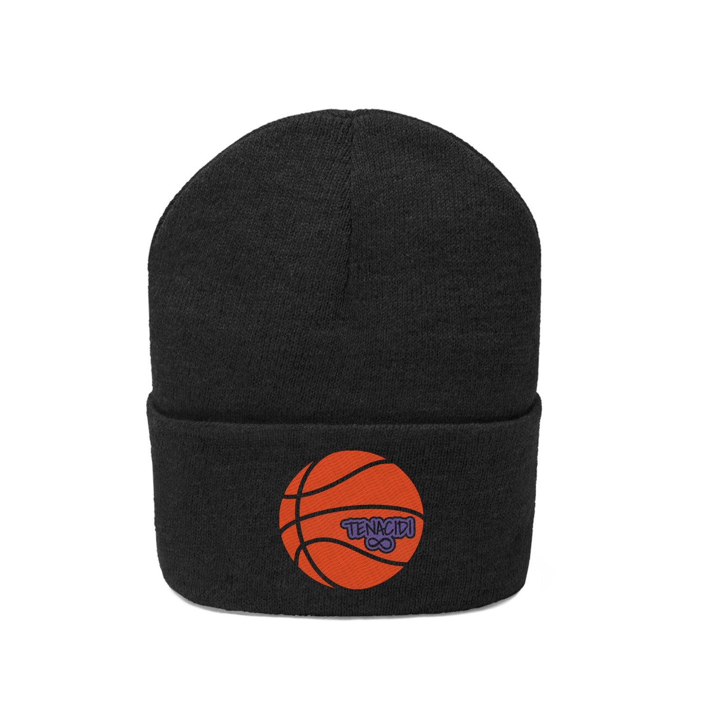 Knit Beanie - Basketball & Logo